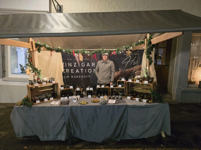 Hoss Marktstand am Adventsmarkt Bischofszell 