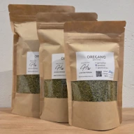 getrockneter Oregano im luftdichten Beutel