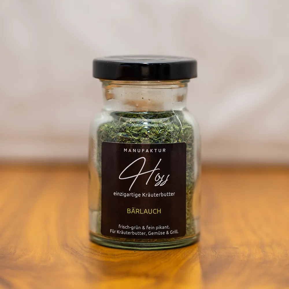 Kräuterbutter mit Bärlauch 25g im Glas