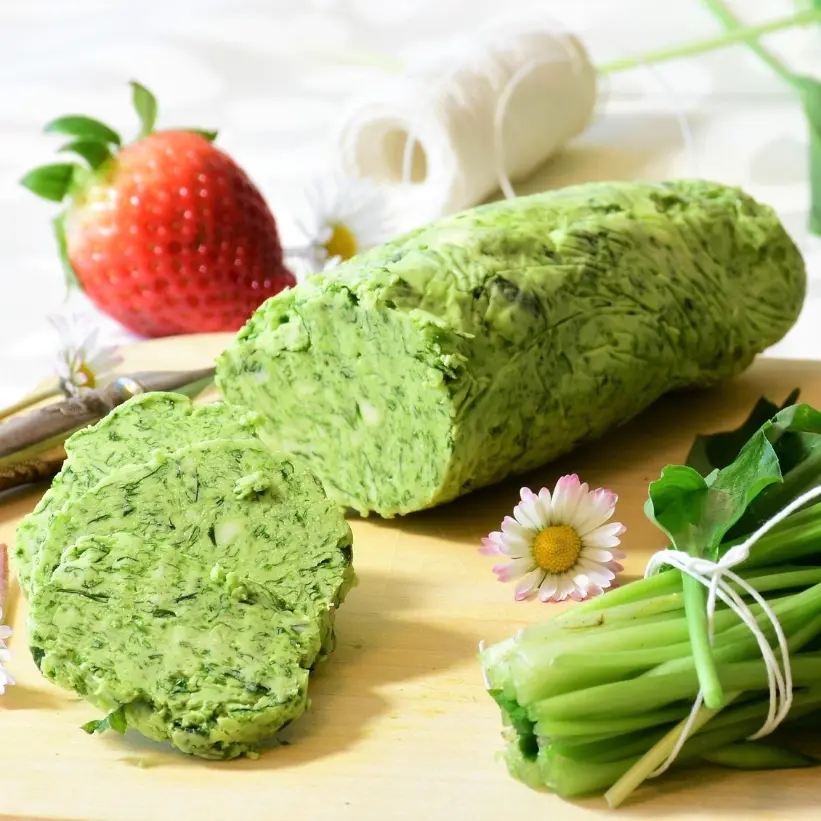 Kräuterbutter mit Knoblauch 50g im Glas