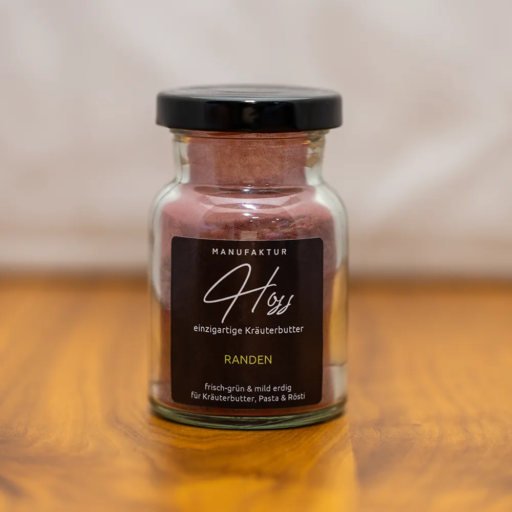 Kräuterbutter mit Randen 50g im Glas 