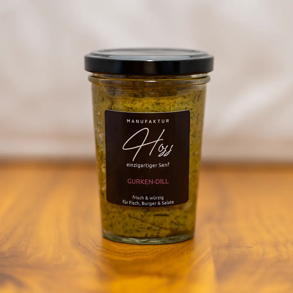 Gurken-Dill Senf 180g im Glas