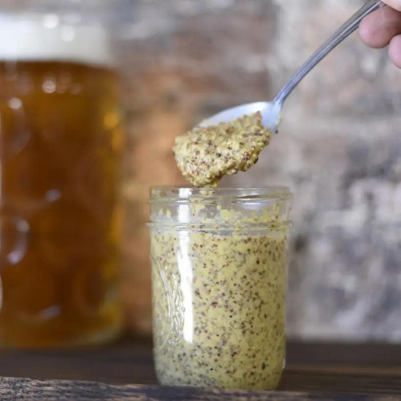 Lauch-Knoblauch Senf 180g im Glas