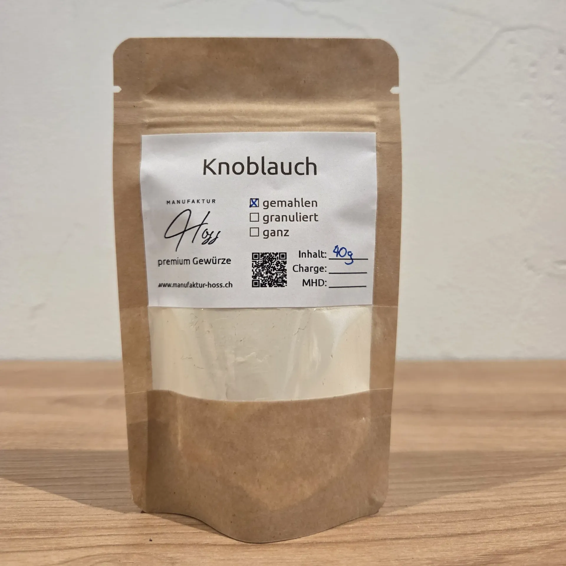 Knoblauch gemahlen