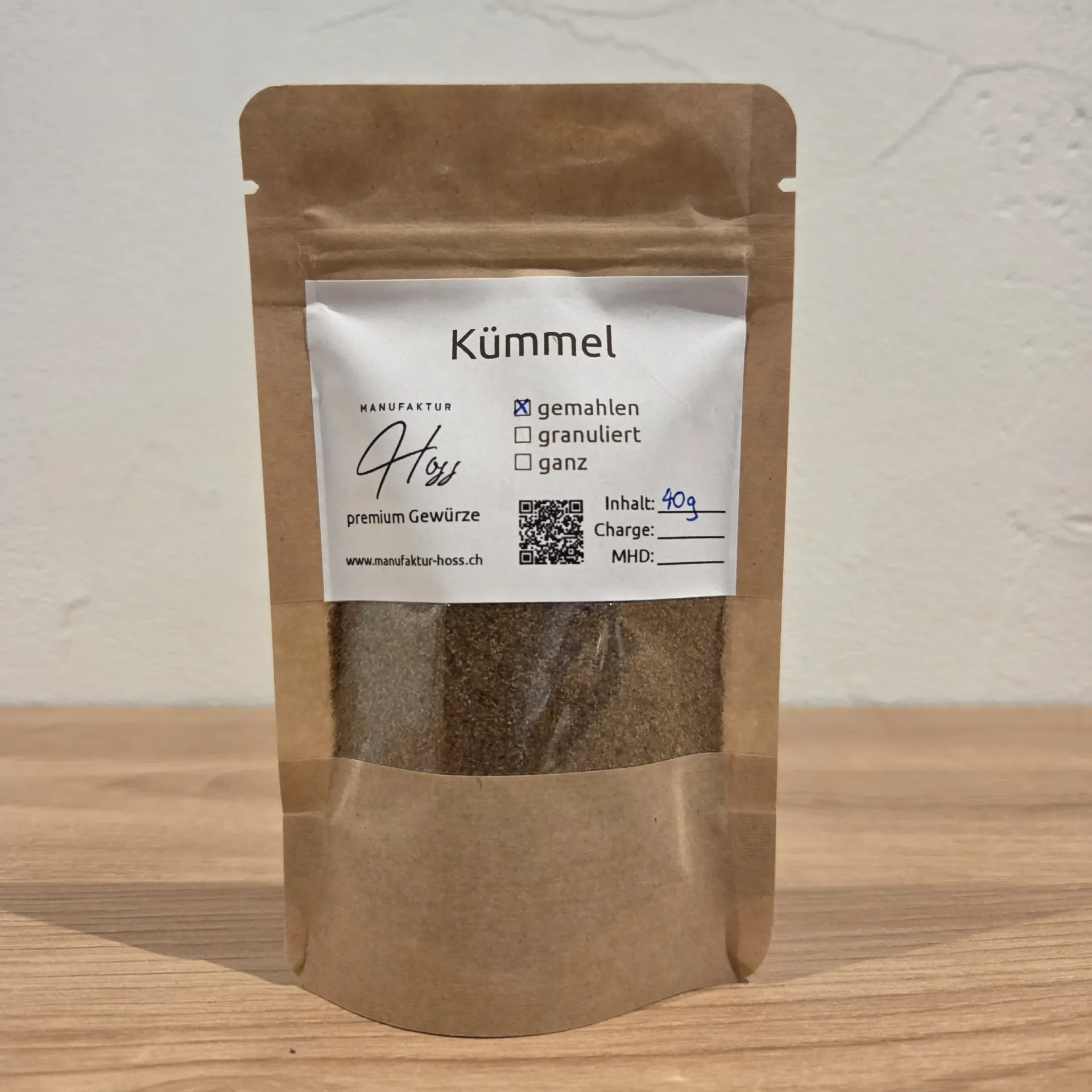 Kümmel gemahlen