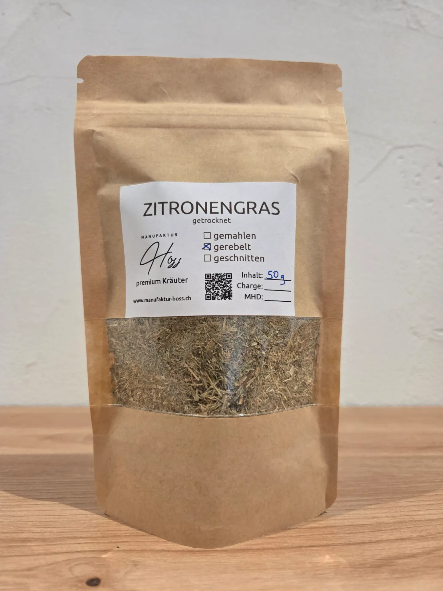 Zitronengras geschnitten