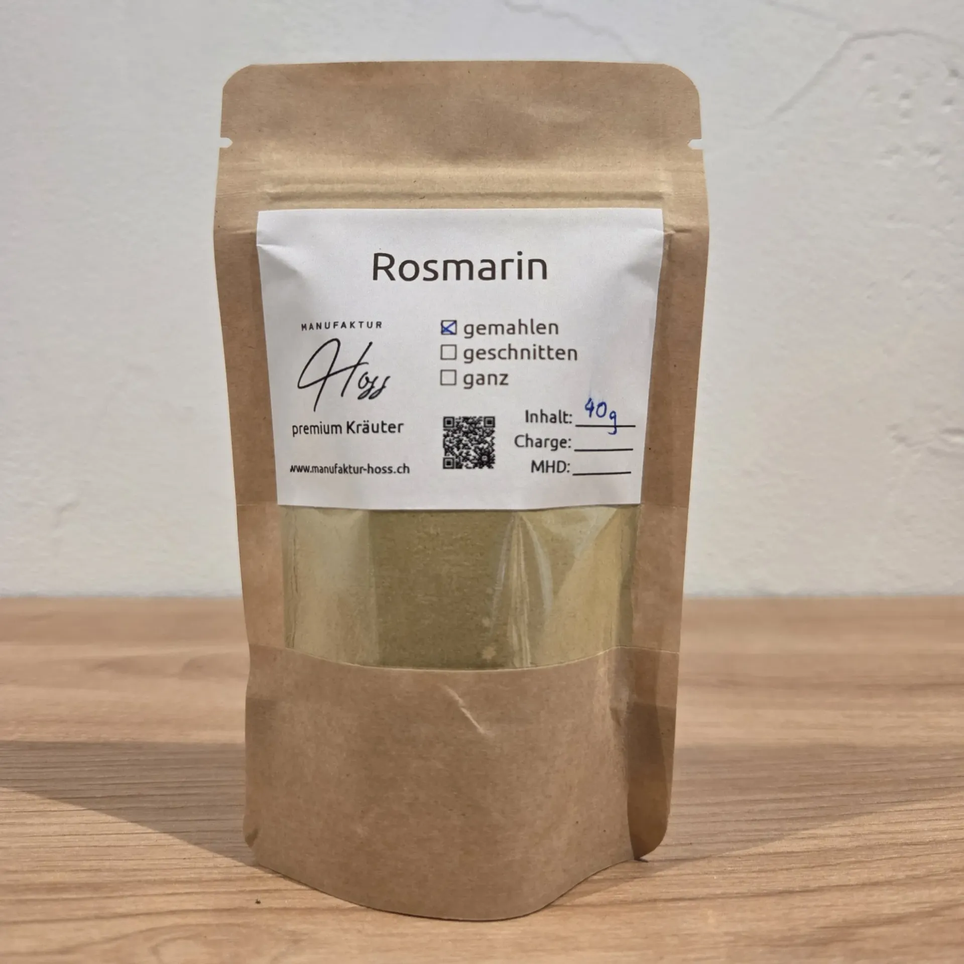 Rosmarin gemahlen