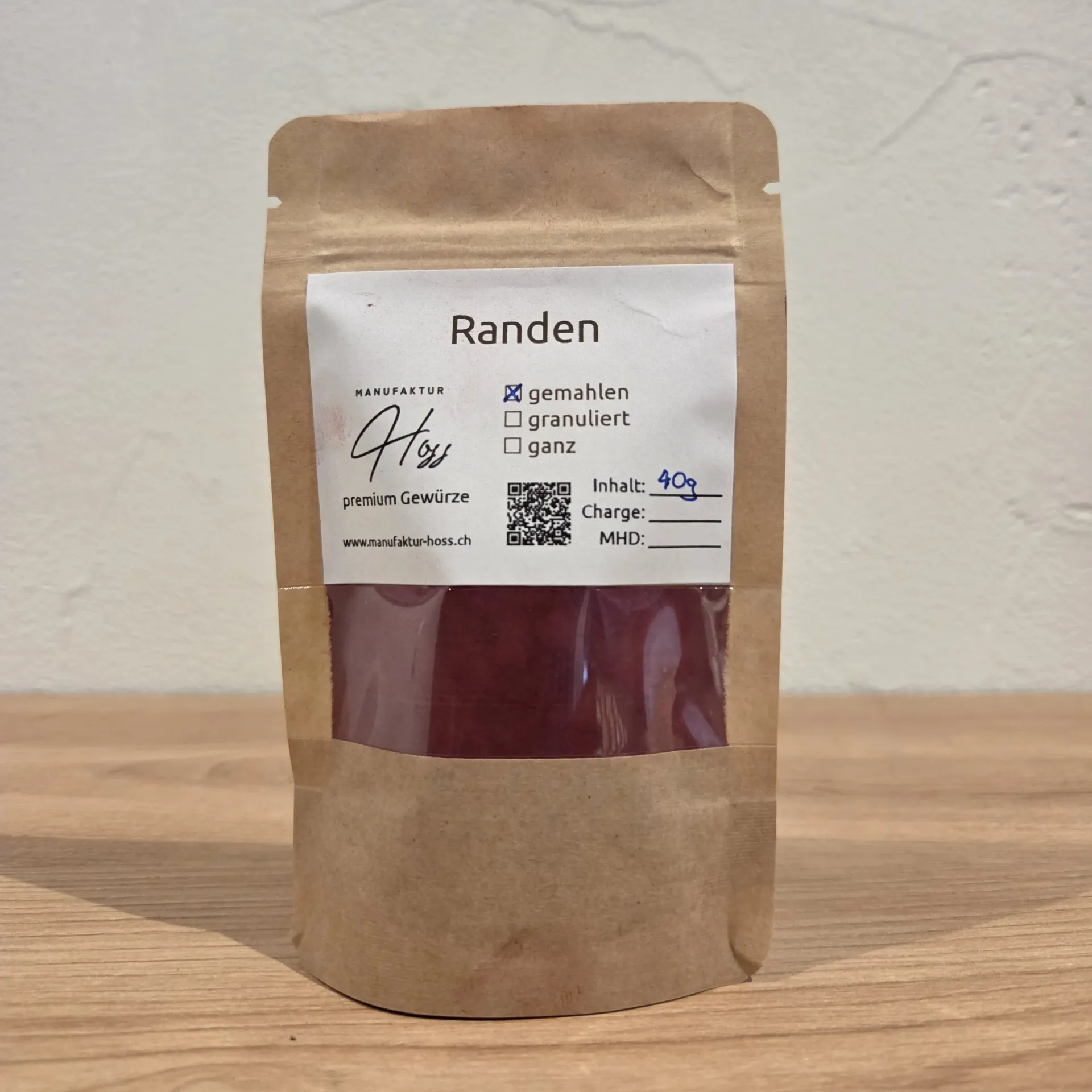 Randen gemahlen