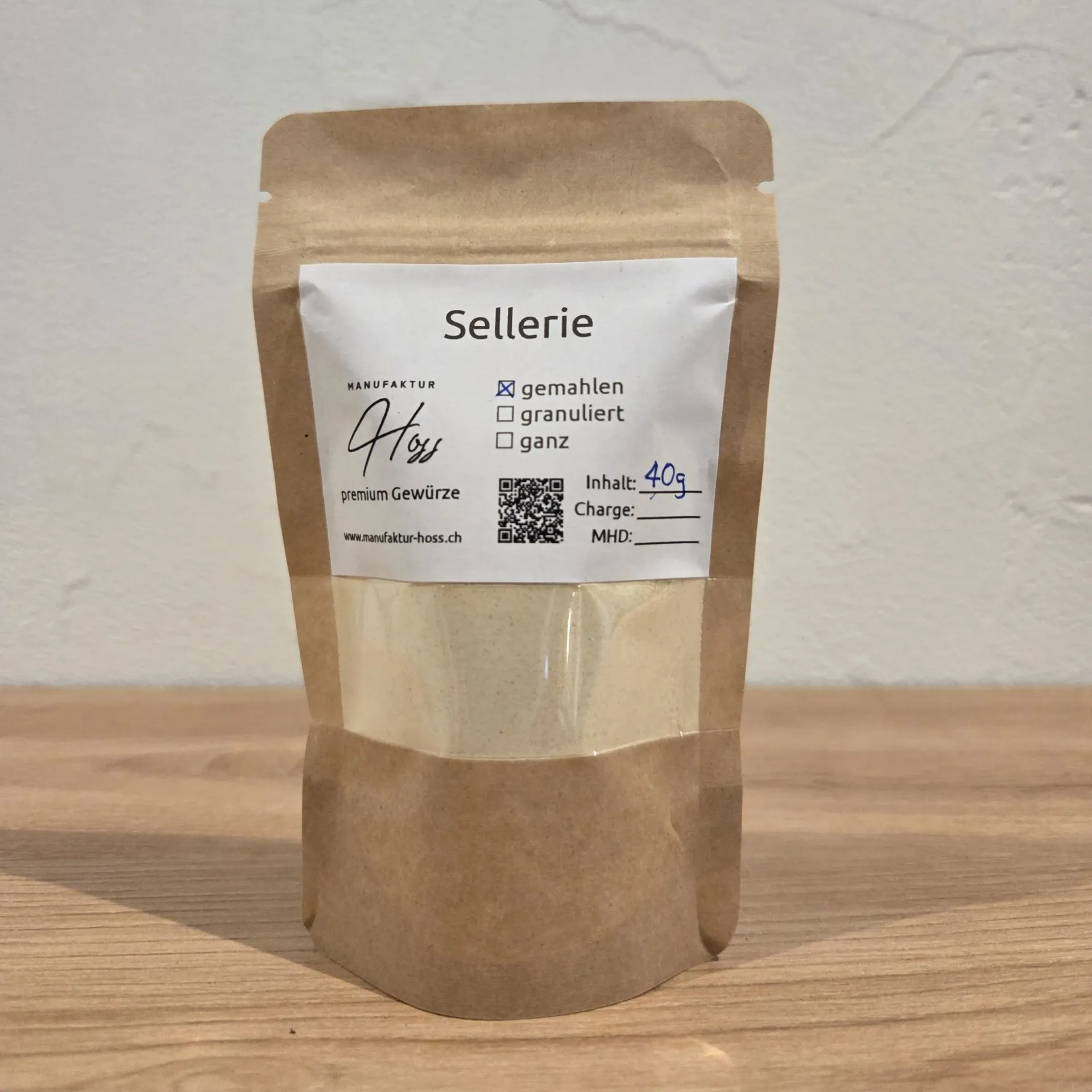 Sellerie gemahlen