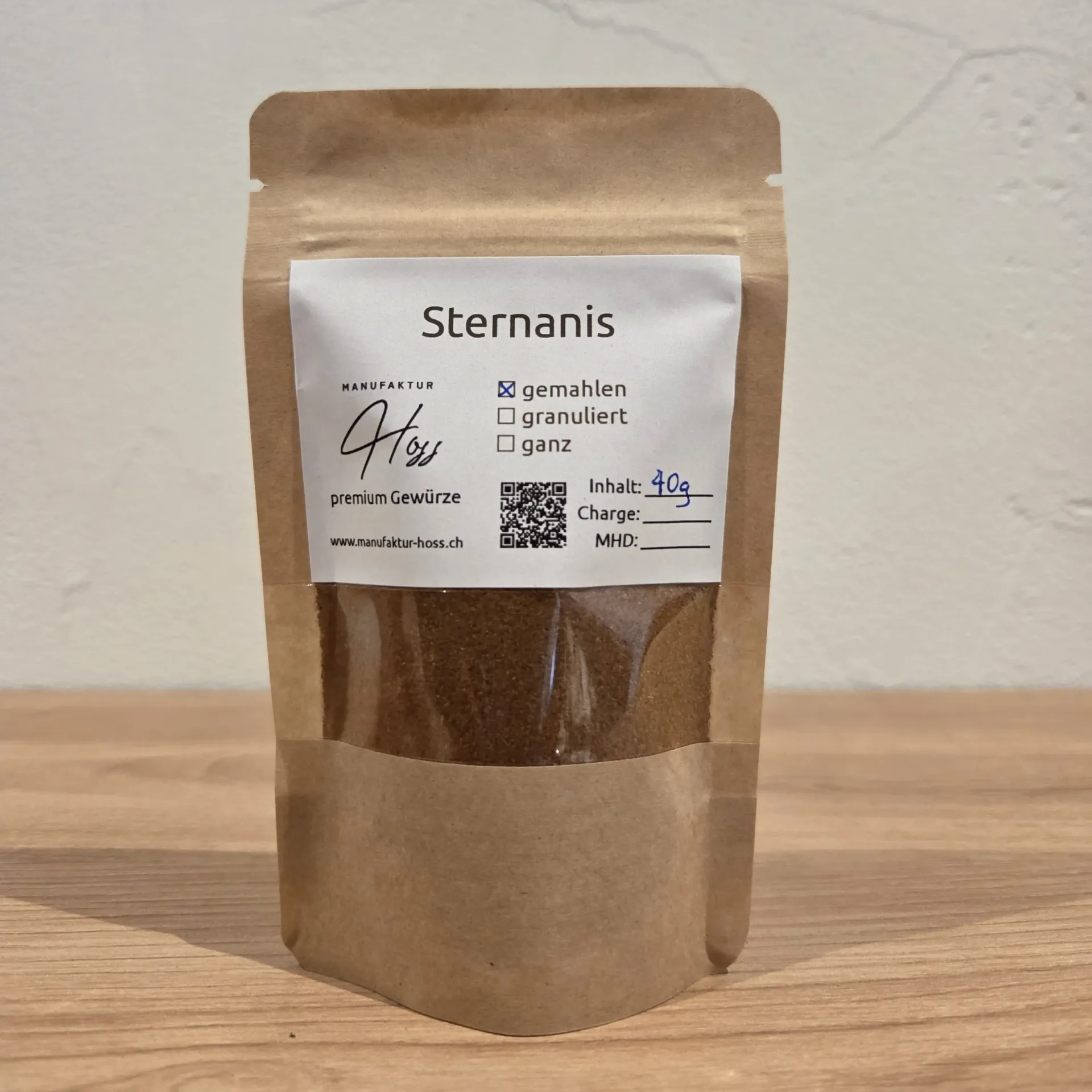 Sternanis gemahlen