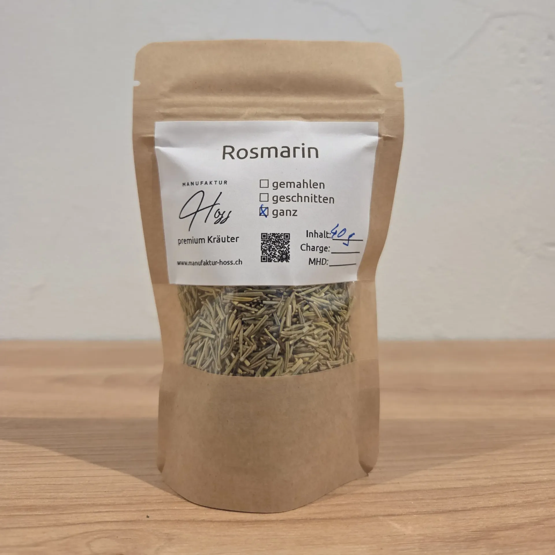 Rosmarin geschnitten