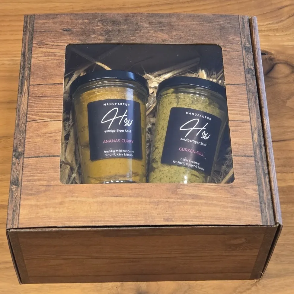 Geschenkset 2er Senf Kombi