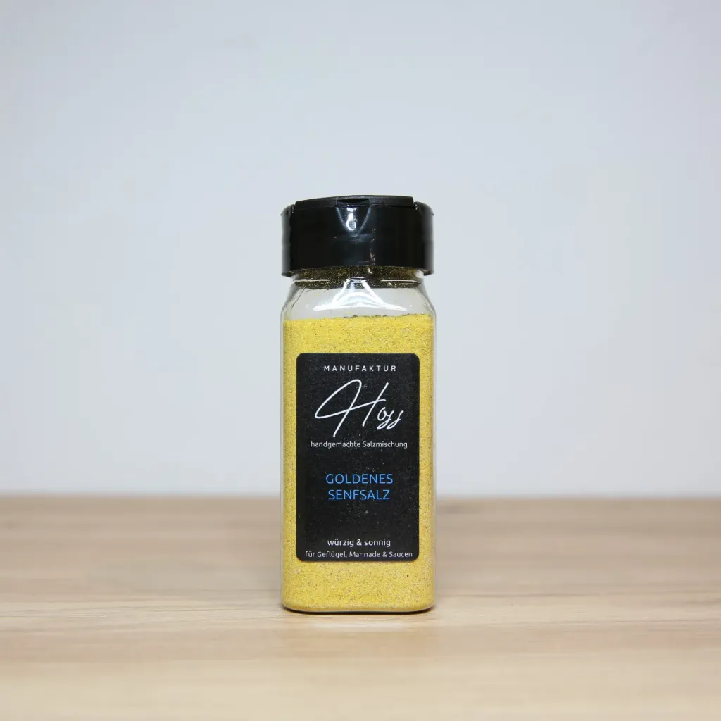 goldenes Senfsalz 100g Streuer