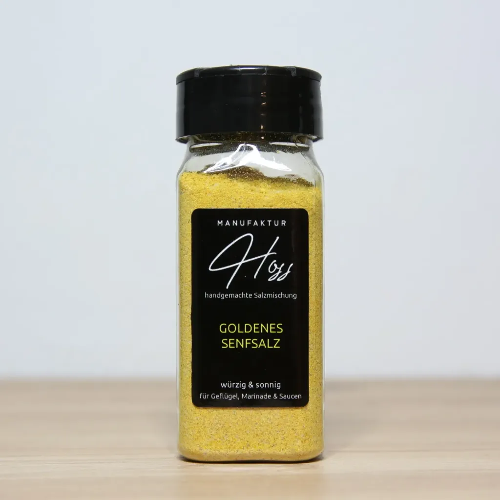 goldenes Senfsalz 100g Streuer