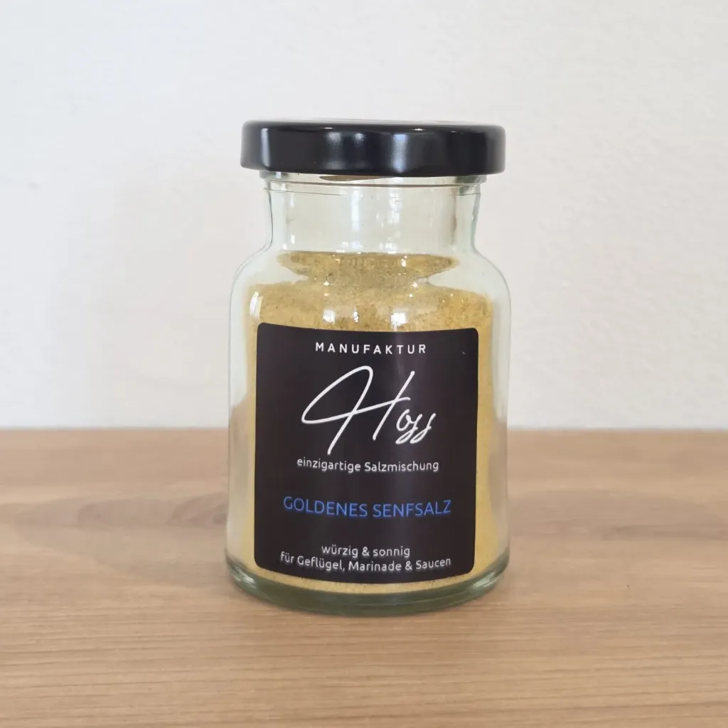 goldenes Senfsalz 120g Glas