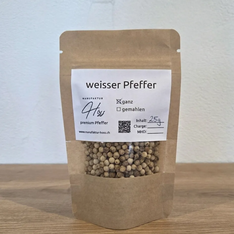 weisser Pfeffer ganz