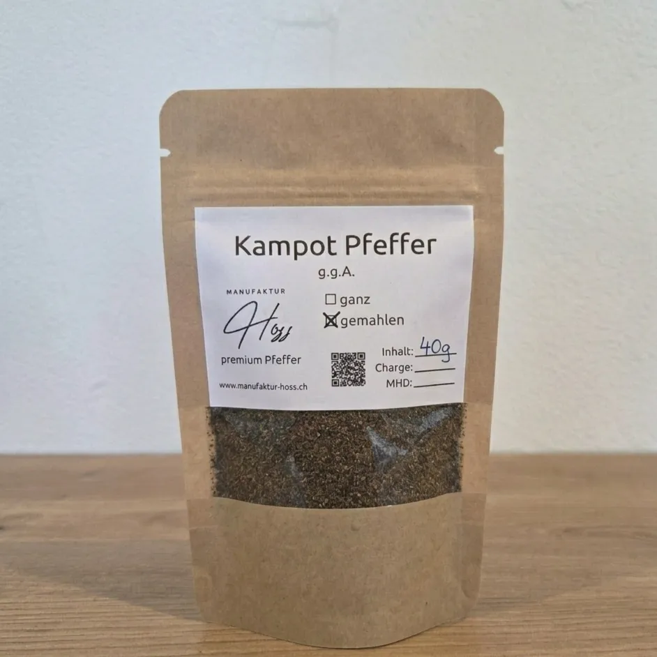 Kampot Pfeffer g.g.A. gemahlen