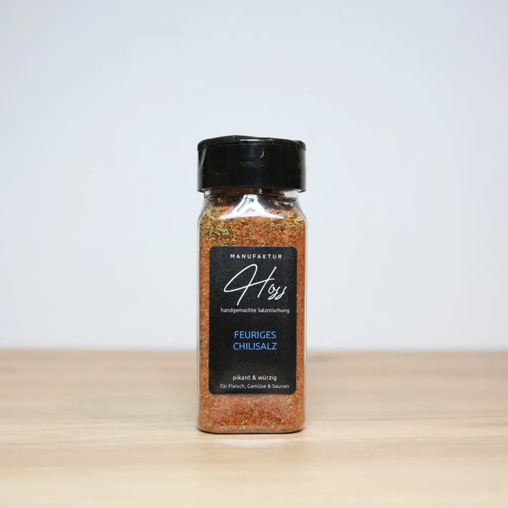 feuriges Chilisalz 90g Streuer