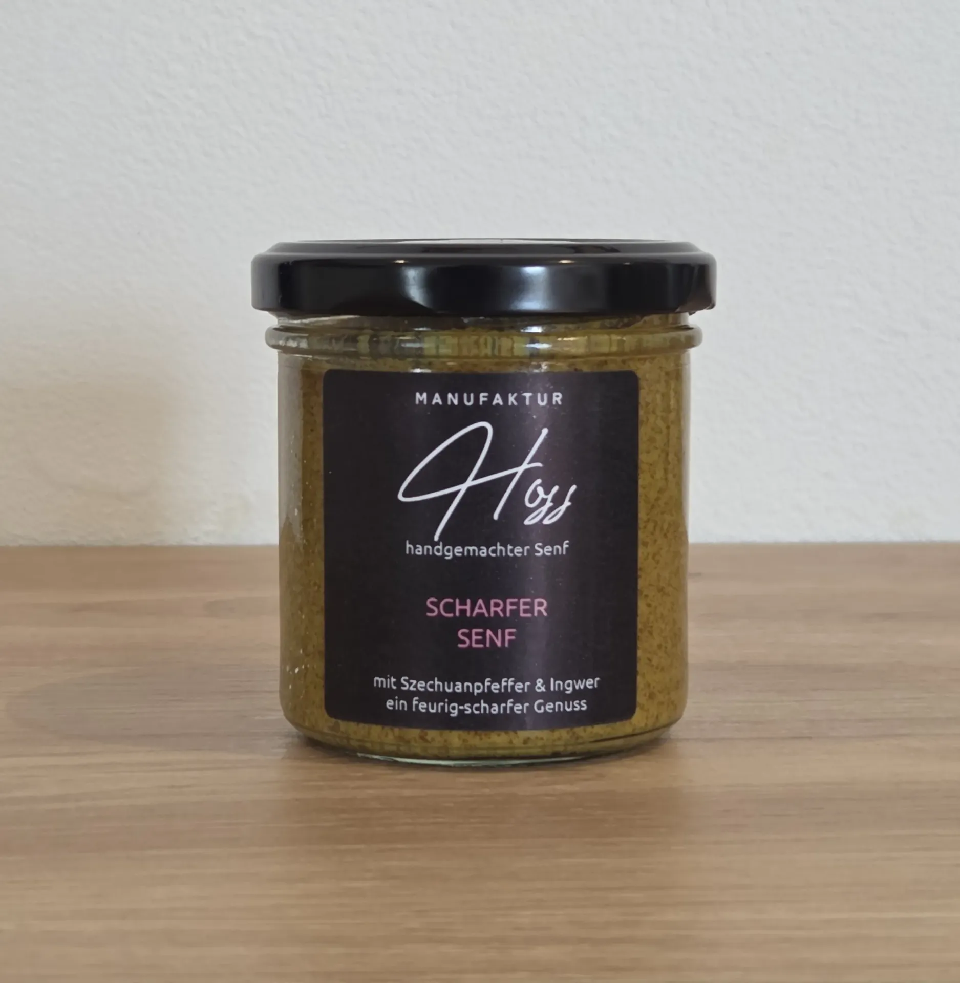 scharfer Senf 150g im Glas