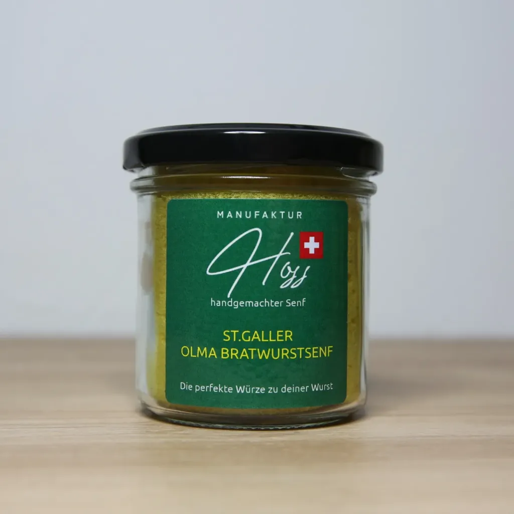 St.Galler Olma Bratwurstsenf im Glas