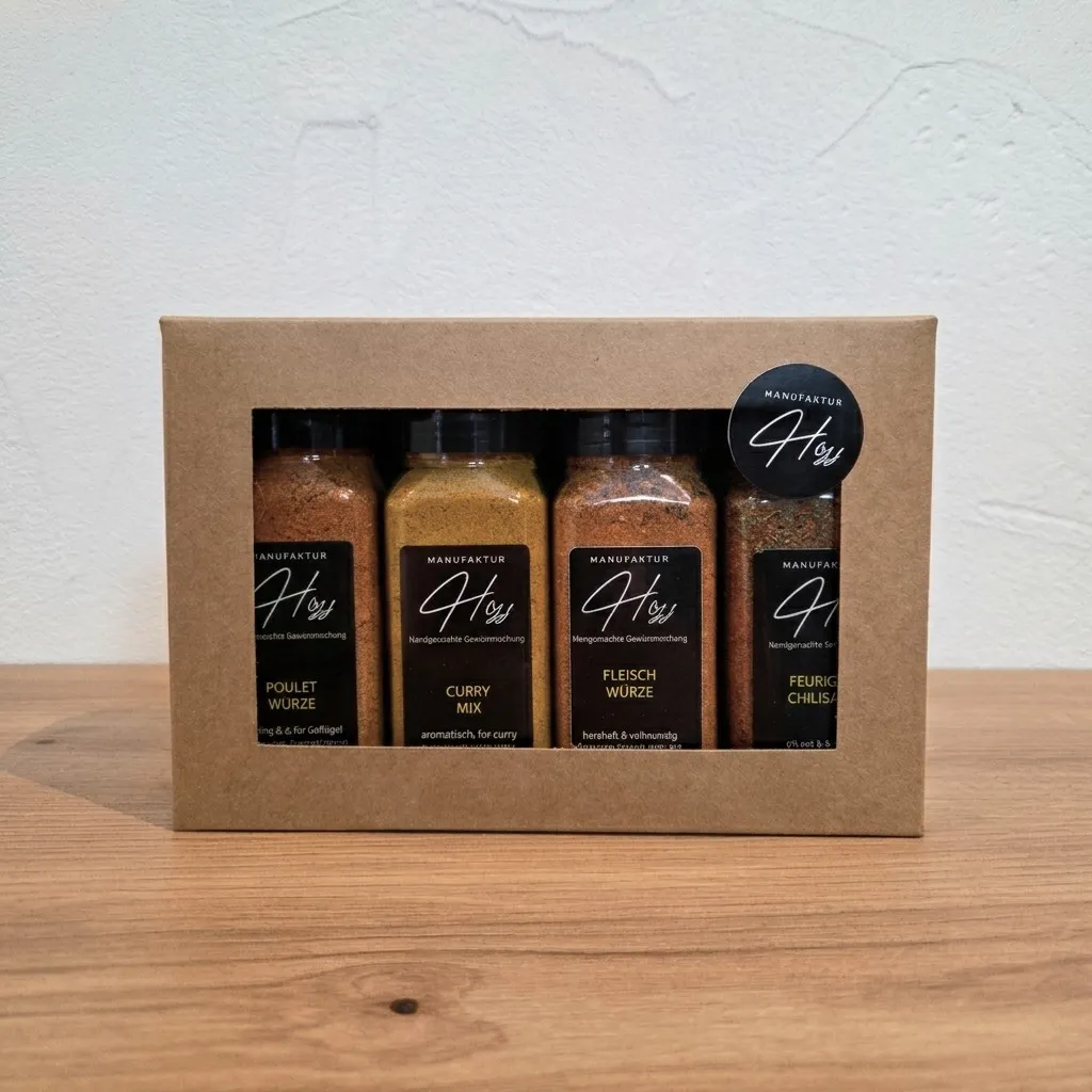 Geschenkset Fleisch Quartett